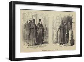 Sketches of Foreign Priests at Rome-null-Framed Giclee Print