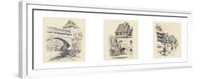 Sketches of Germany-unknown Callion-Framed Premium Giclee Print