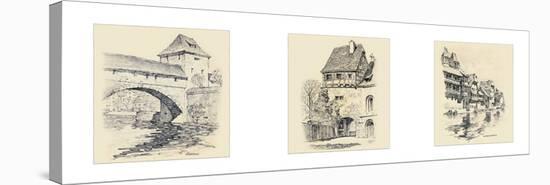 Sketches of Germany-unknown Callion-Stretched Canvas