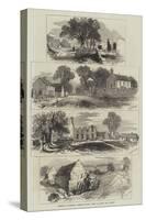 Sketches of Goldsmith's Deserted Village, Lishoy or Auburn, Near Athlone-Edmund Morison Wimperis-Stretched Canvas