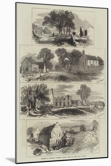 Sketches of Goldsmith's Deserted Village, Lishoy or Auburn, Near Athlone-Edmund Morison Wimperis-Mounted Giclee Print