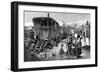 Sketches of Gypsy Life: a Camp Near Latimer Road, Notting Hill-null-Framed Art Print