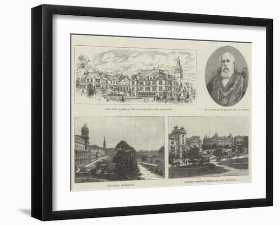 Sketches of Harrogate-null-Framed Giclee Print