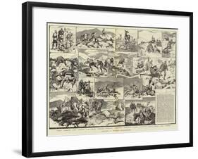 Sketches of Highland Deer-Stalking-null-Framed Giclee Print