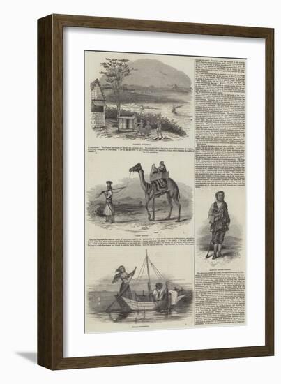 Sketches of India-null-Framed Giclee Print