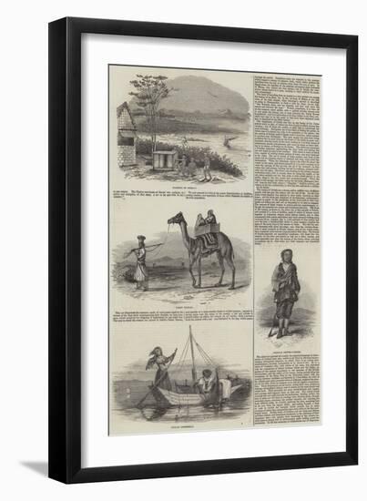 Sketches of India-null-Framed Giclee Print