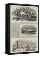Sketches of India-null-Framed Stretched Canvas