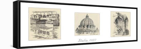 Sketches of Italy-unknown Callion-Framed Stretched Canvas