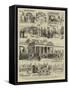 Sketches of Life at Malta-null-Framed Stretched Canvas