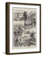 Sketches of Life in Queensland-null-Framed Giclee Print