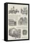 Sketches of Lincoln Cathedral-null-Framed Stretched Canvas