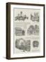 Sketches of Lincoln Cathedral-null-Framed Giclee Print