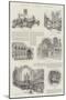 Sketches of Lincoln Cathedral-null-Mounted Giclee Print