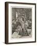 Sketches of London Cabs and Cabmen, Interior of a Cabmen's Shelter-William Douglas Almond-Framed Premium Giclee Print