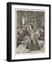 Sketches of London Cabs and Cabmen, Interior of a Cabmen's Shelter-William Douglas Almond-Framed Premium Giclee Print