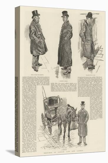 Sketches of London Cabs and Cabmen-William Douglas Almond-Stretched Canvas