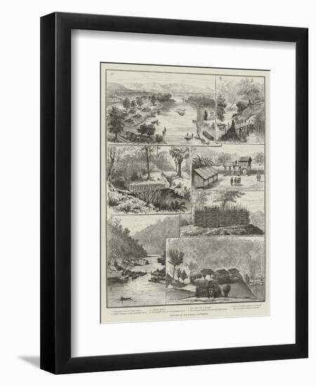 Sketches of Looshai Expedition-null-Framed Premium Giclee Print