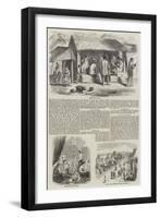 Sketches of Manilla-null-Framed Giclee Print