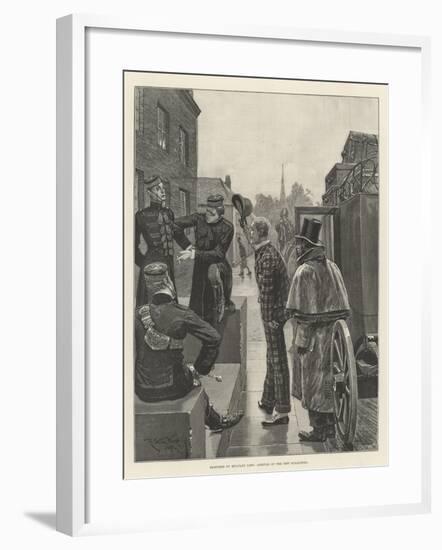 Sketches of Military Life, Arrival of the New Subaltern-Richard Caton Woodville II-Framed Giclee Print