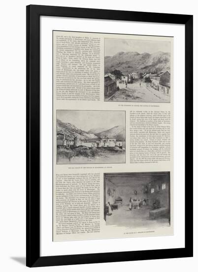 Sketches of Montenegro-null-Framed Giclee Print