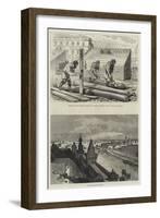 Sketches of Moscow-null-Framed Giclee Print