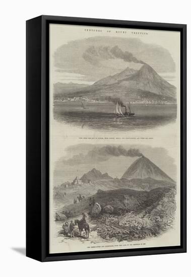 Sketches of Mount Vesuvius-null-Framed Stretched Canvas