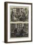 Sketches of Musical Instrument Makers at Mittenwald, Germany-Hubert von Herkomer-Framed Giclee Print