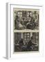 Sketches of Musical Instrument Makers at Mittenwald, Germany-Hubert von Herkomer-Framed Giclee Print