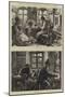 Sketches of Musical Instrument Makers at Mittenwald, Germany-Hubert von Herkomer-Mounted Giclee Print