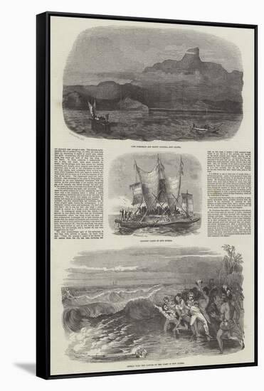 Sketches of New Guinea-Harden Sidney Melville-Framed Stretched Canvas