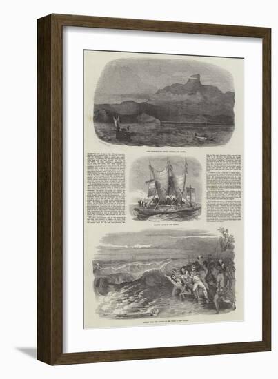 Sketches of New Guinea-Harden Sidney Melville-Framed Giclee Print