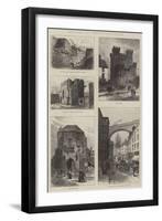 Sketches of Newcastle-Upon-Tyne-Alfred Robert Quinton-Framed Giclee Print