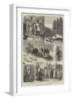 Sketches of Popular Life in Russia-null-Framed Giclee Print