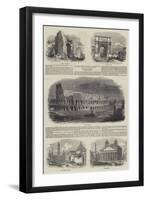 Sketches of Rome-null-Framed Giclee Print