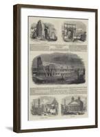 Sketches of Rome-null-Framed Giclee Print