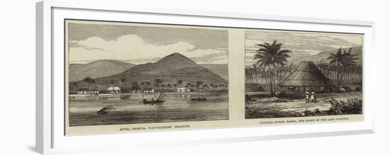 Sketches of Samoa-null-Framed Giclee Print