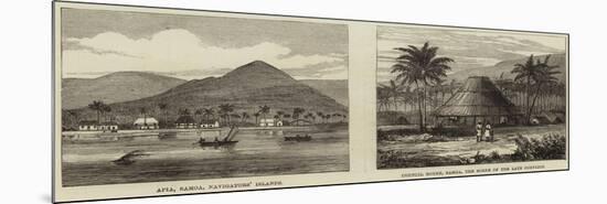 Sketches of Samoa-null-Mounted Giclee Print