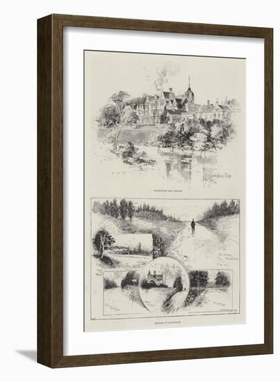 Sketches of Sandringham-Herbert Railton-Framed Giclee Print