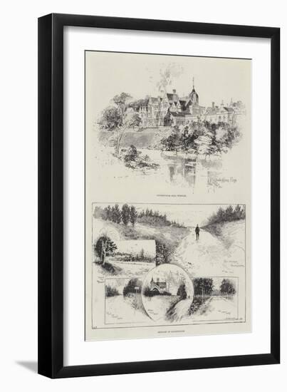 Sketches of Sandringham-Herbert Railton-Framed Giclee Print