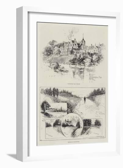 Sketches of Sandringham-Herbert Railton-Framed Giclee Print