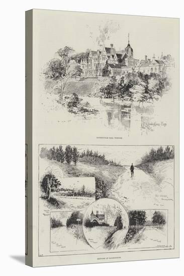 Sketches of Sandringham-Herbert Railton-Stretched Canvas