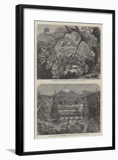 Sketches of Simla-null-Framed Giclee Print