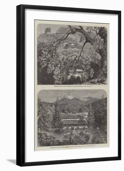 Sketches of Simla-null-Framed Giclee Print