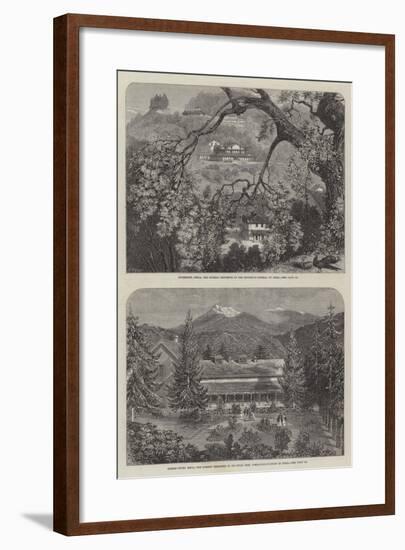 Sketches of Simla-null-Framed Giclee Print