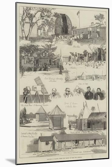 Sketches of Stations Where the Transit of Venus Was Observed-null-Mounted Giclee Print