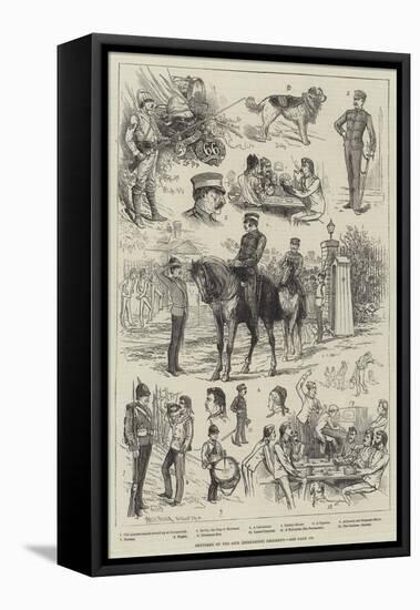 Sketches of the 66th (Berkshire) Regiment-Frank Feller-Framed Stretched Canvas