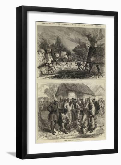 Sketches of the Ashantee War-null-Framed Giclee Print