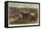 Sketches of the British Army, the Argyll and Sutherland Highlanders on the March on a Field Day-null-Framed Stretched Canvas