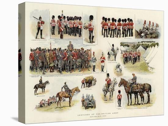 Sketches of the British Army-null-Stretched Canvas