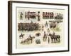 Sketches of the British Army-null-Framed Giclee Print